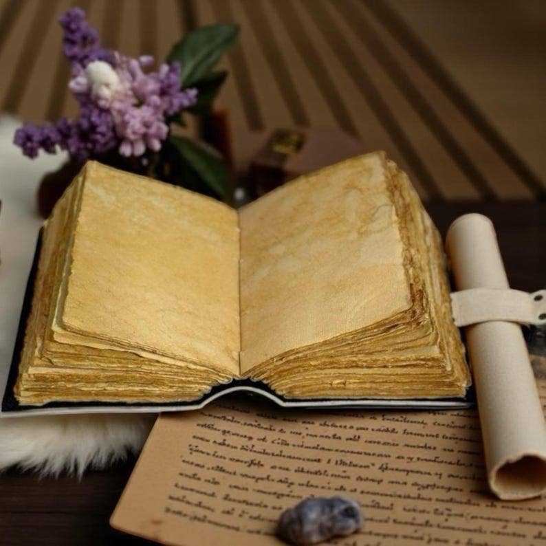 Enchanted Forest Mushroom Leather Journal – 5x7, 200 Pages