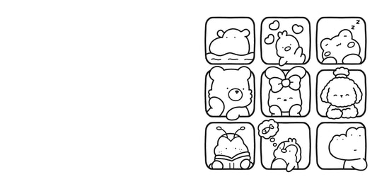 Cozy Friends Coloring Book For Adults And Kids