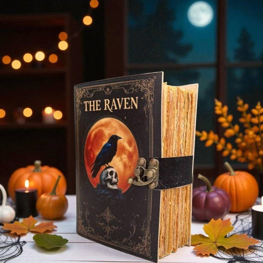 Raven Leather Journal – 5x7, 200 Pages
