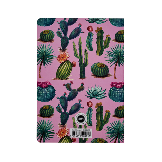 Cactus on Rose Notebook