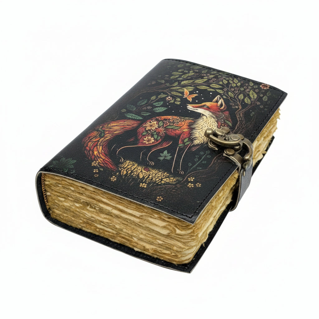 Fox Leather Journal – 5x7, 200 Pages