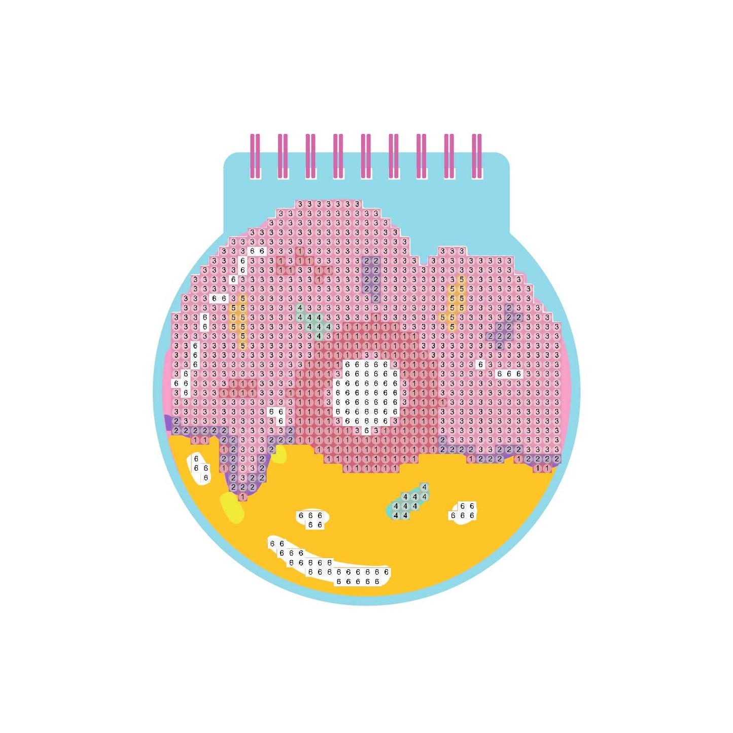 Doughnut Diamond Painting Notebook Kit
