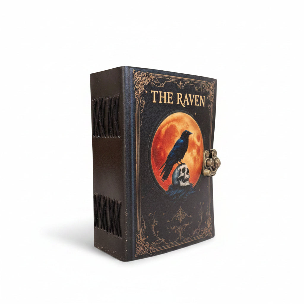 Raven Leather Journal – 5x7, 200 Pages