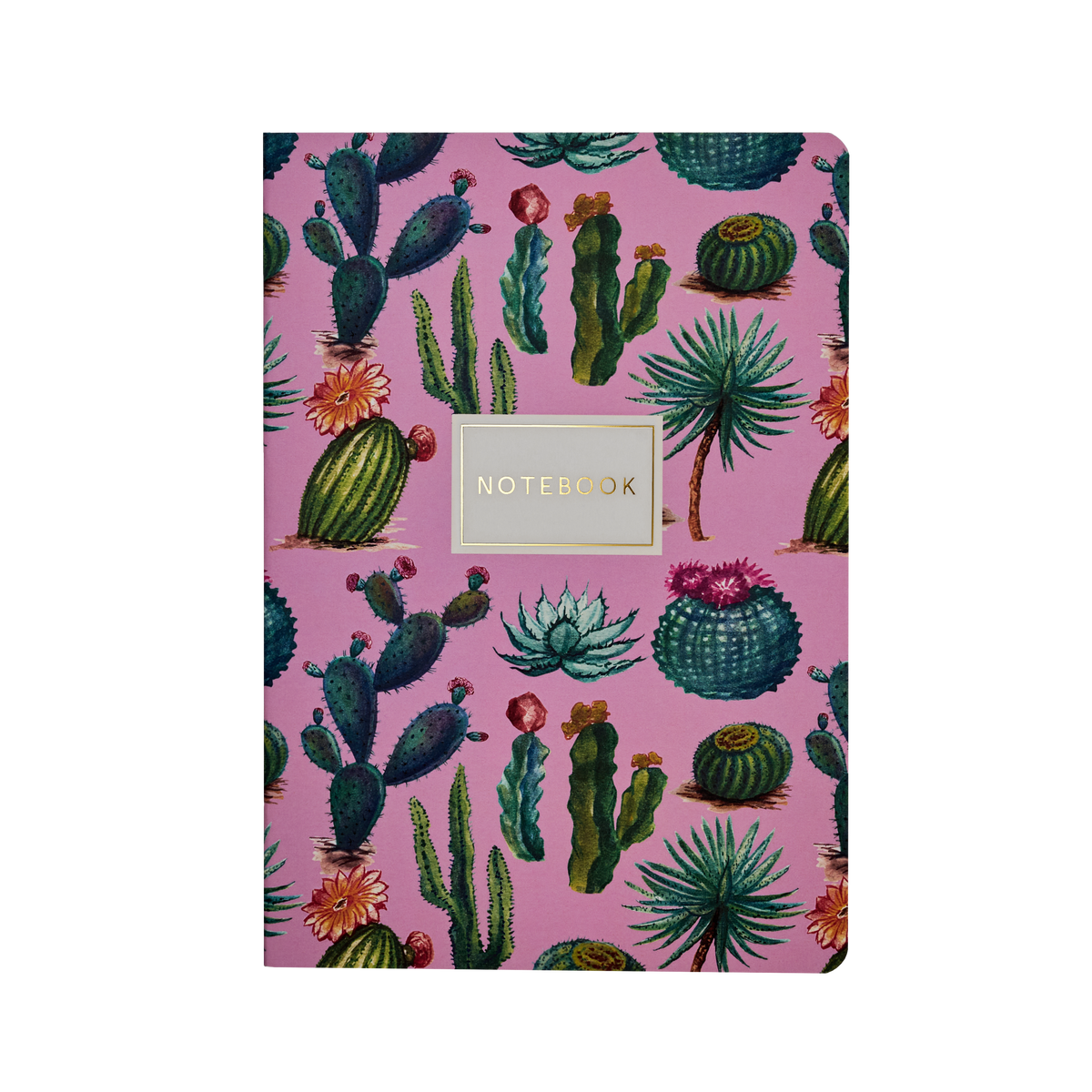 Cactus on Rose Notebook