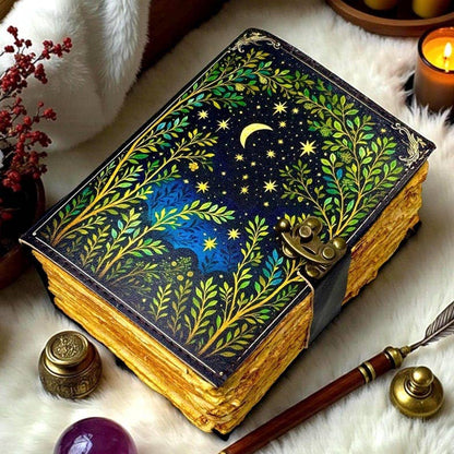 Moon Tree Leather Journal – 5x7, 200 Pages