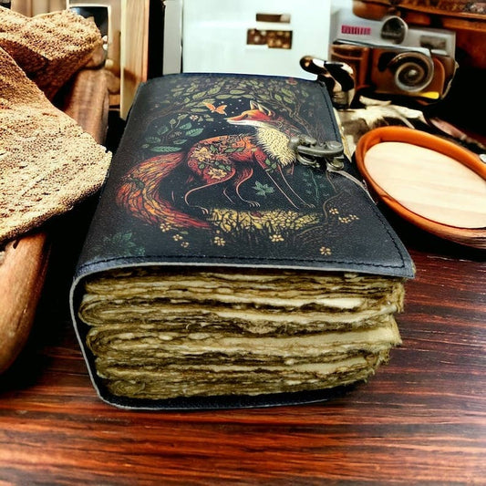 Fox Leather Journal – 5x7, 200 Pages