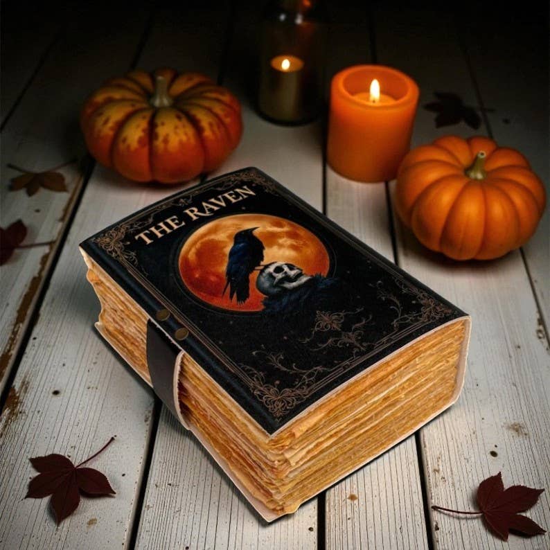 Raven Leather Journal – 5x7, 200 Pages