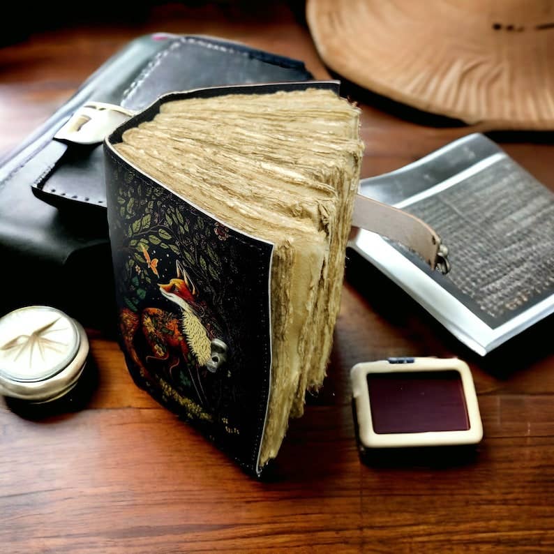 Fox Leather Journal – 5x7, 200 Pages