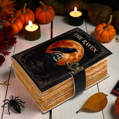 Raven Leather Journal – 5x7, 200 Pages