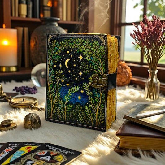 Moon Tree Leather Journal – 5x7, 200 Pages