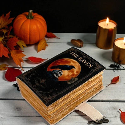 Raven Leather Journal – 5x7, 200 Pages