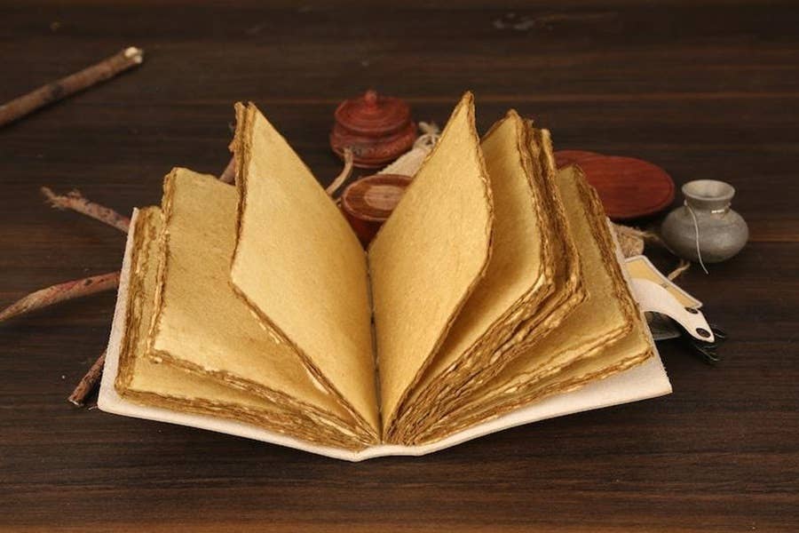 Luna Moth Leather Journal (Midnight Edition) – 5x7, 200 Pages