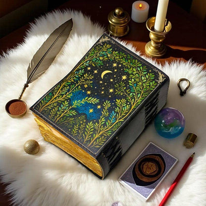 Moon Tree Leather Journal – 5x7, 200 Pages