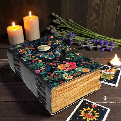 Butterfly Garden Leather Journal – 5x7, 200 Pages