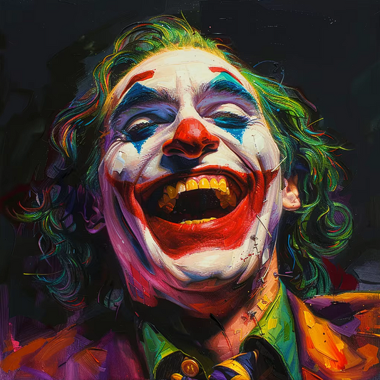 5D Diamond Painting Kit – Joker Laugh Collection – 11.81 X 15.75 in