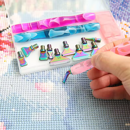 Diamond Painting Pen Tip Set – Stainless Steel (Multi-Pack)