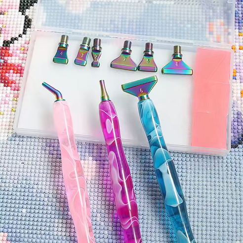 Diamond Painting Pen Tip Set – Stainless Steel (Multi-Pack)