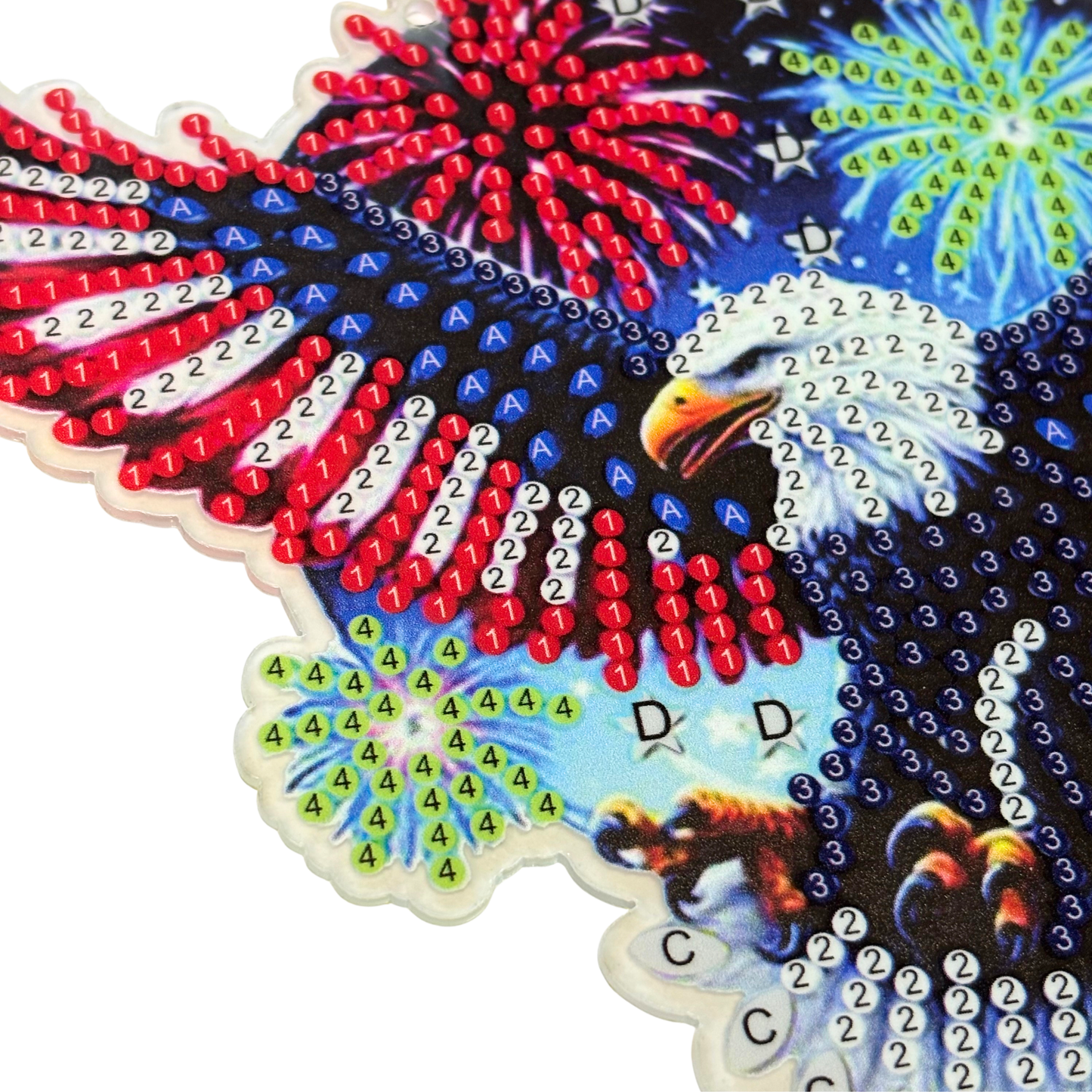 Patriotic Eagle Diamond Painting Kit – Hanging Decor