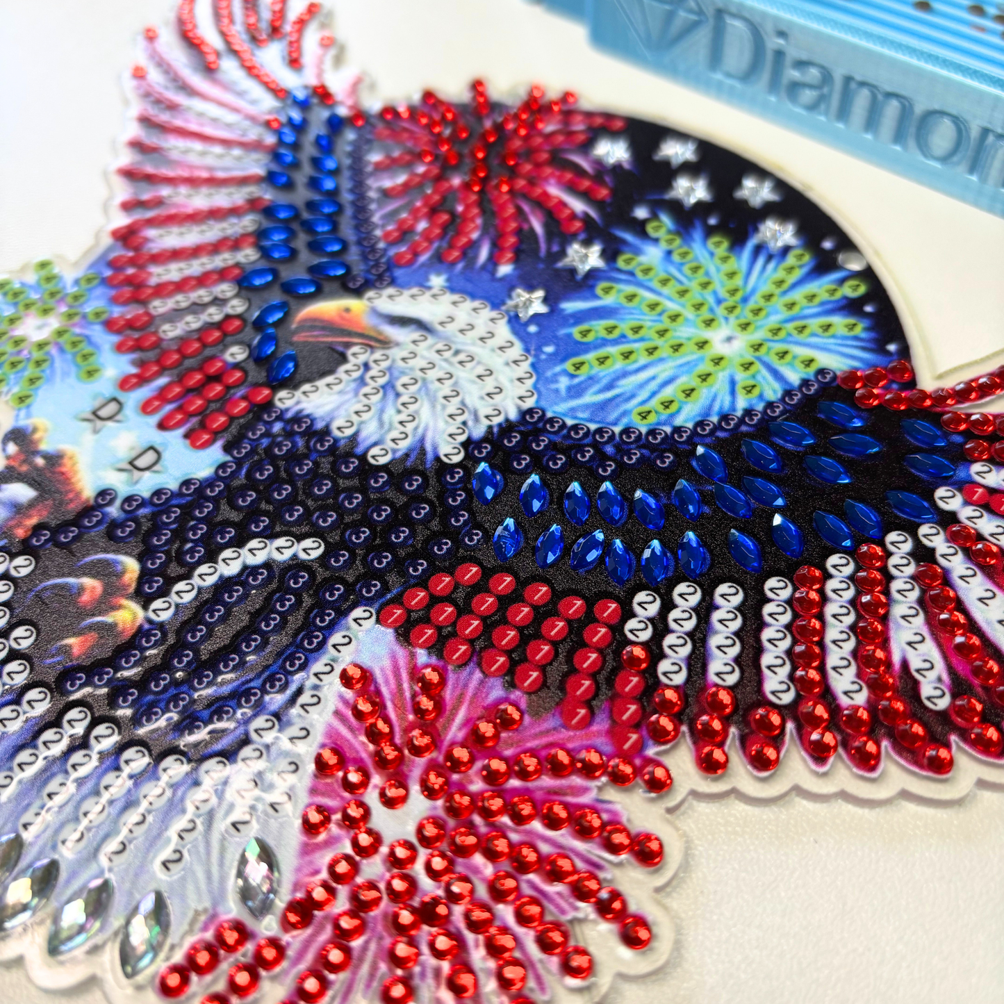 Patriotic Eagle Diamond Painting Kit – Hanging Decor