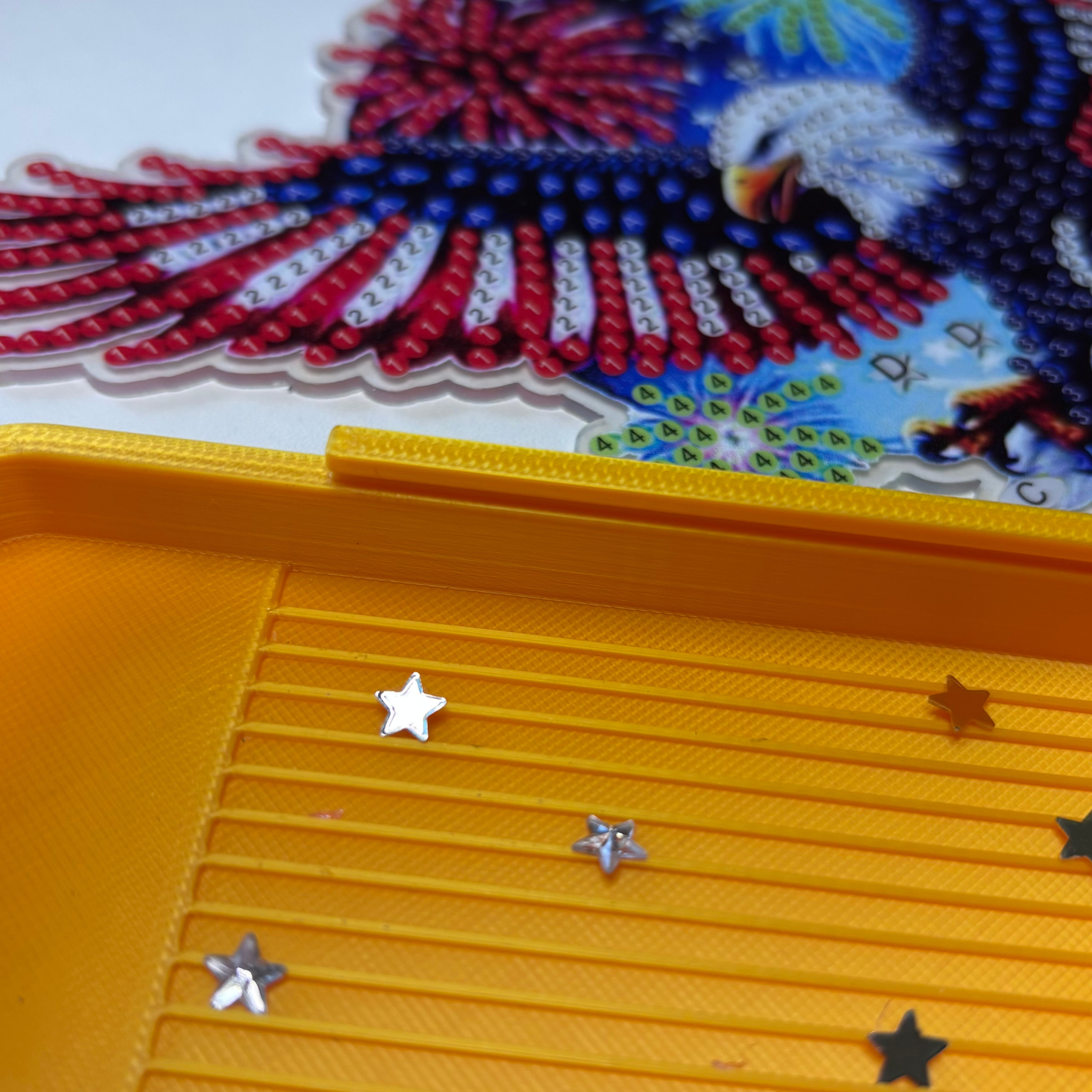 Patriotic Eagle Diamond Painting Kit – Hanging Decor