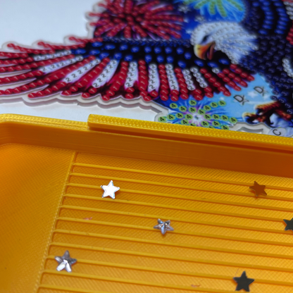 Patriotic Eagle Diamond Painting Kit – Hanging Decor