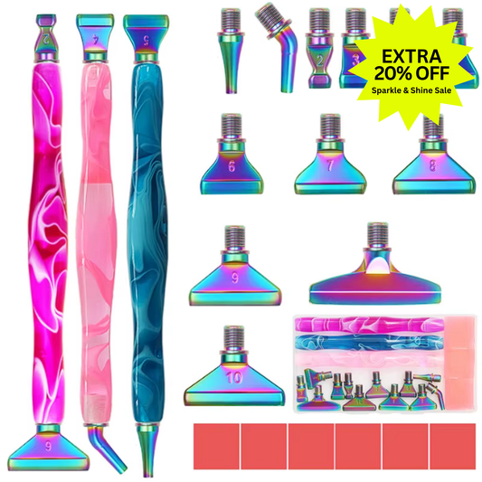 Diamond Painting Pen Tip Set – Stainless Steel (Multi-Pack)