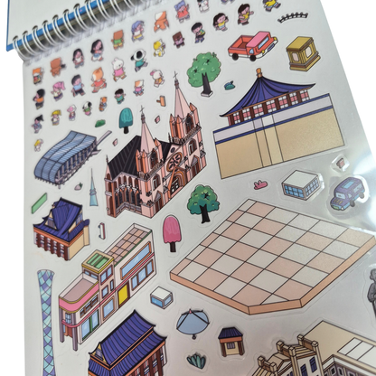 Blue Dream Town Scene Creator Kit