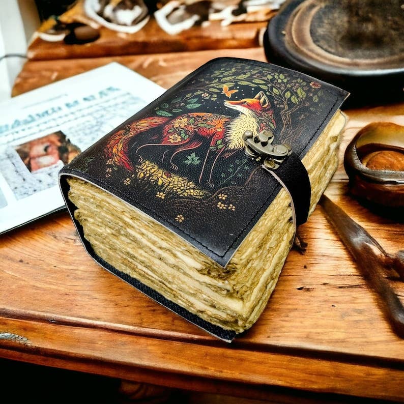 Fox Leather Journal – 5x7, 200 Pages