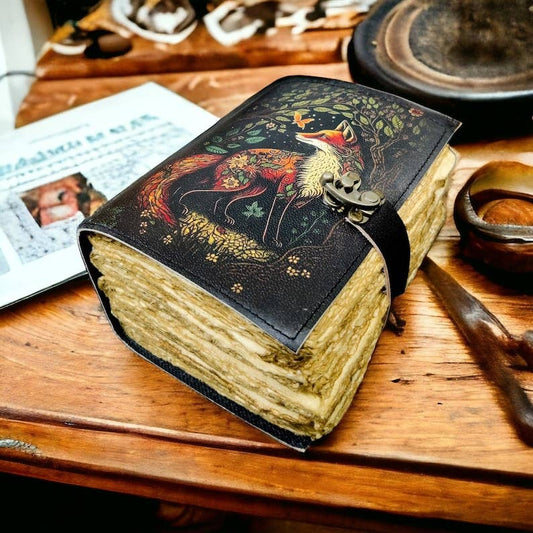 Fox Leather Journal – 5x7, 200 Pages