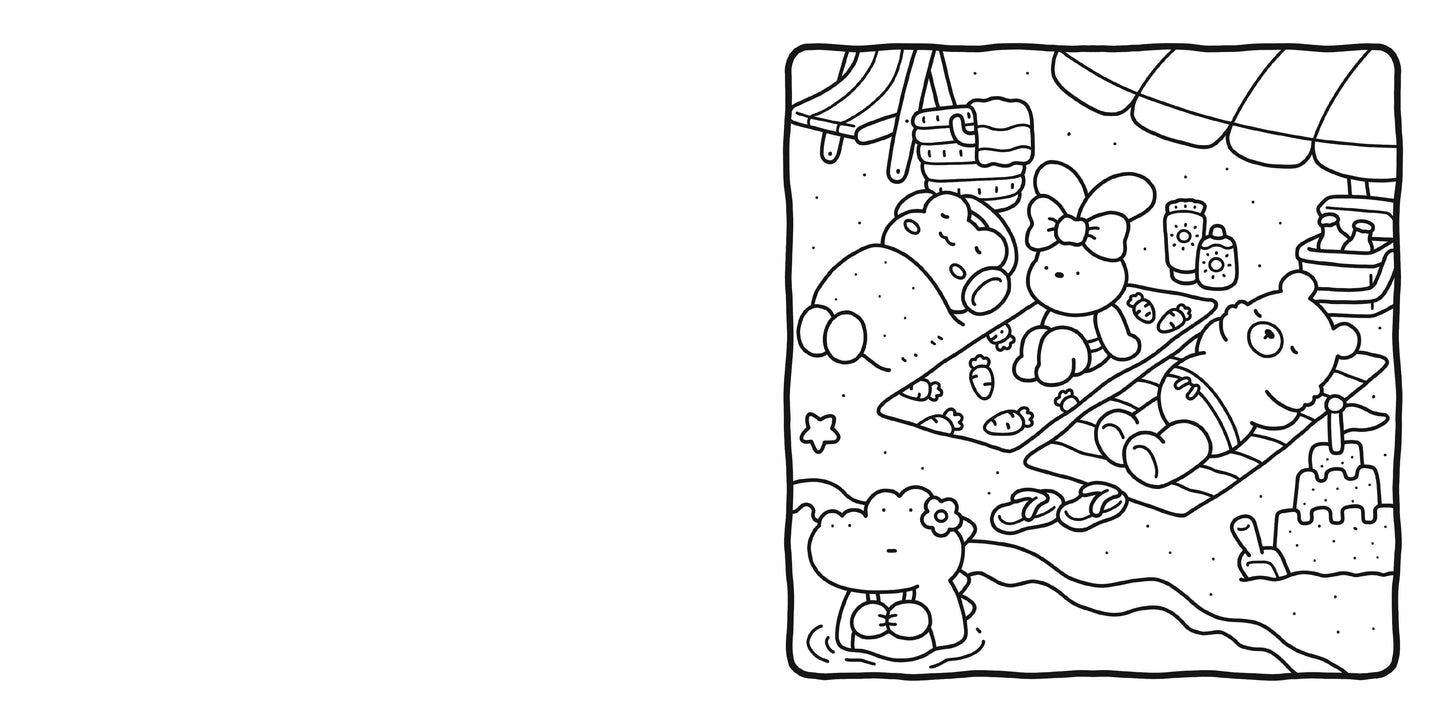 Cozy Friends Coloring Book For Adults And Kids