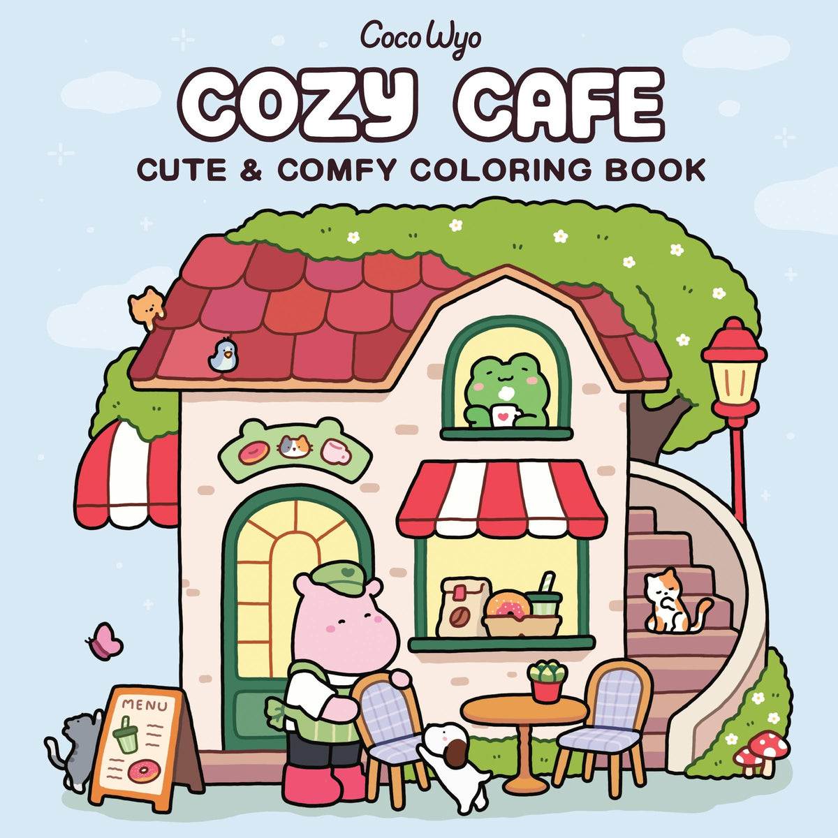 Coco Wyo Cozy Cafe Coloring Book