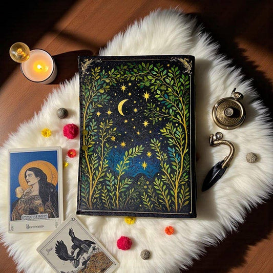 Moon Tree Leather Journal – 5x7, 200 Pages